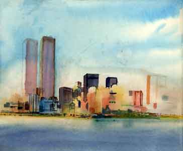 Downtown Manhattan Skyline
