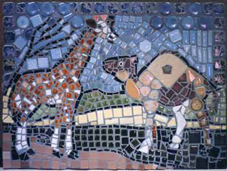 Giraffe and Camel